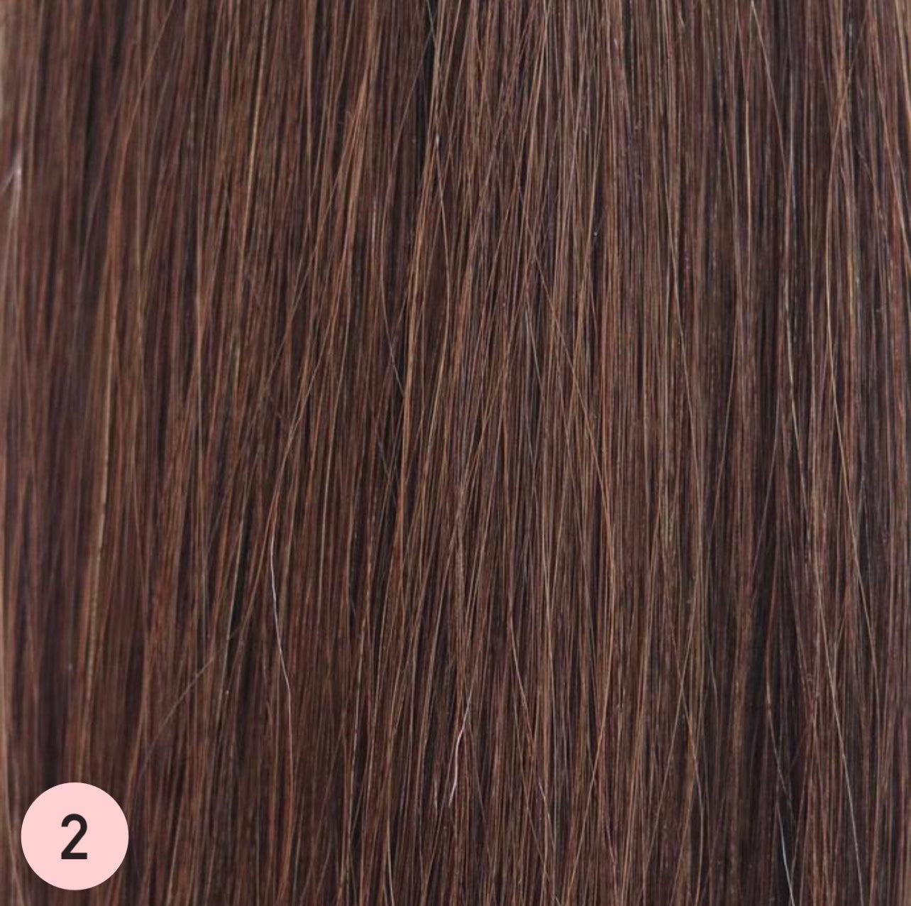 24" CHOCOLATE BROWN Russian Hair Tape Extensions 20pc